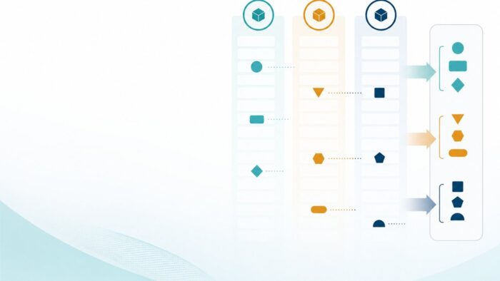 荷主ごとに違う例外作業が標準作業と分かれて数えられる倉庫・3PLのAI活用イメージ