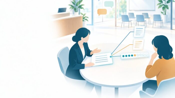 英会話・語学スクールのAI活用:受講計画を1つの記録に確定し、書面の草案と受講残高をそこから作る流れ