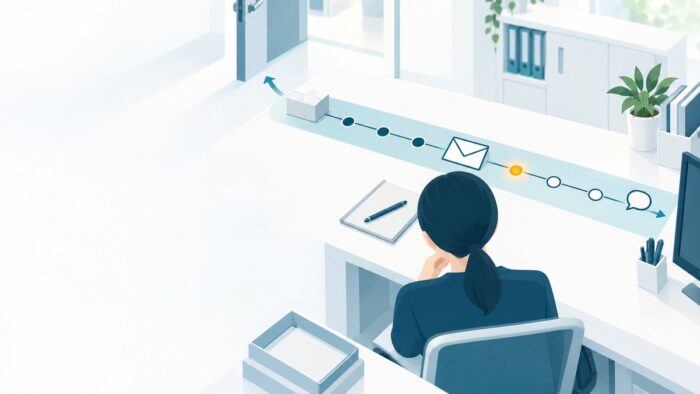 内科クリニックのAI活用:外部に出した検査を1件ごとの状態で持ち、結果の戻りを医師の確認と患者への連絡まで閉じる流れ