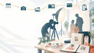 写真館・フォトスタジオのAI活用：予約から納品までの流れと、撮影・セレクトに人の時間を残す設計