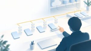 アプリ開発会社のAI活用：ビルド番号ごとにテスト・検収・提出の前の照合・顧客の承認を一本の台帳に結び、揃わない版は提出しない流れ