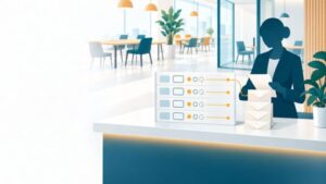 レンタルオフィス・コワーキング運営のAI活用：申込み・取引時確認・確認記録・契約を1契約1行で結び、人が確定する記録の流れ
